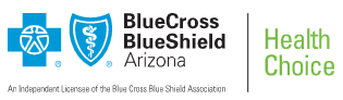 Blue Cross Blue Shield of Arizona Health Choice logo, a registered trademark of Blue Cross Blue Shield of Arizona Health Choice